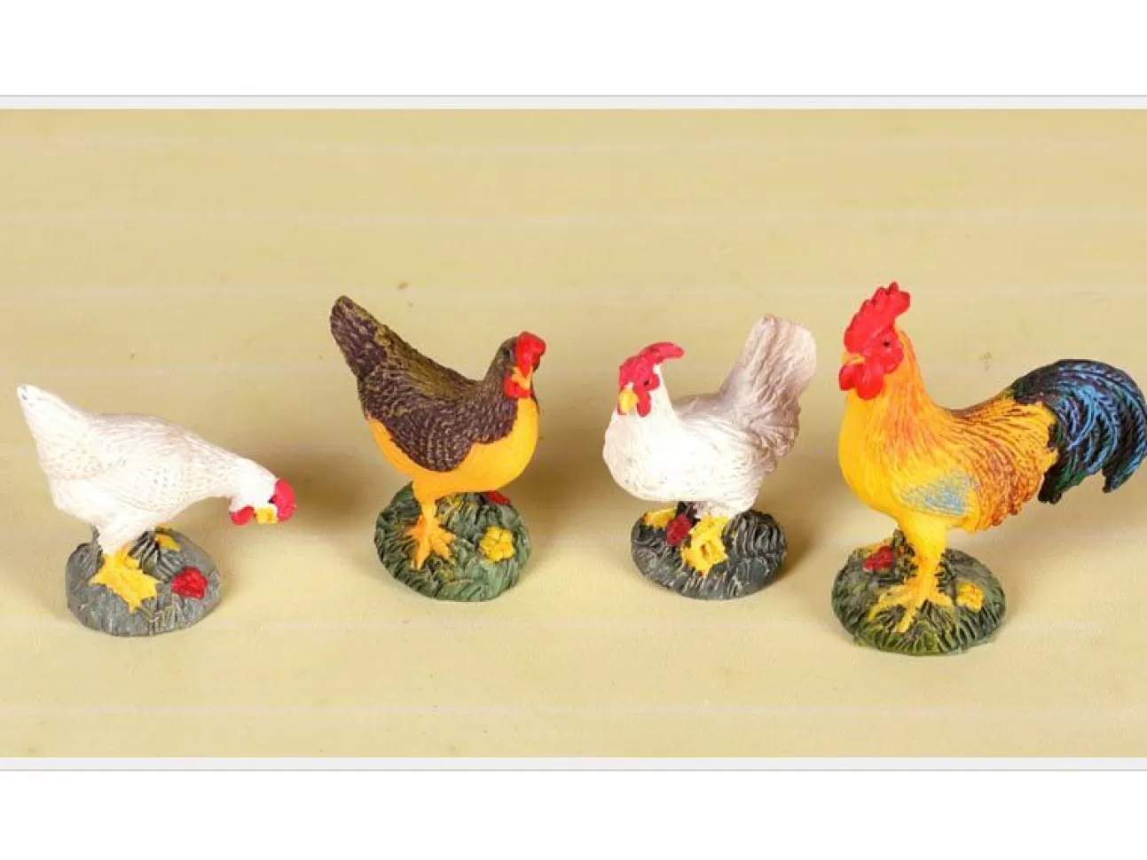 * Mondo Presepistica | 1 Gallina In Resina 2/2,5X4,5/6Cm