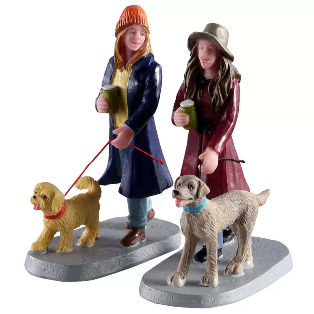 LEMAX Lemax | A Spasso Con Il Cane - Multi Tasking, Set Of 2