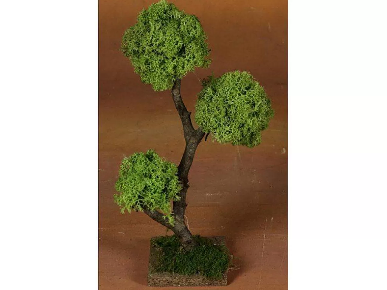 * Mondo Presepistica | Albero Legno H.27Cm C/Lichene