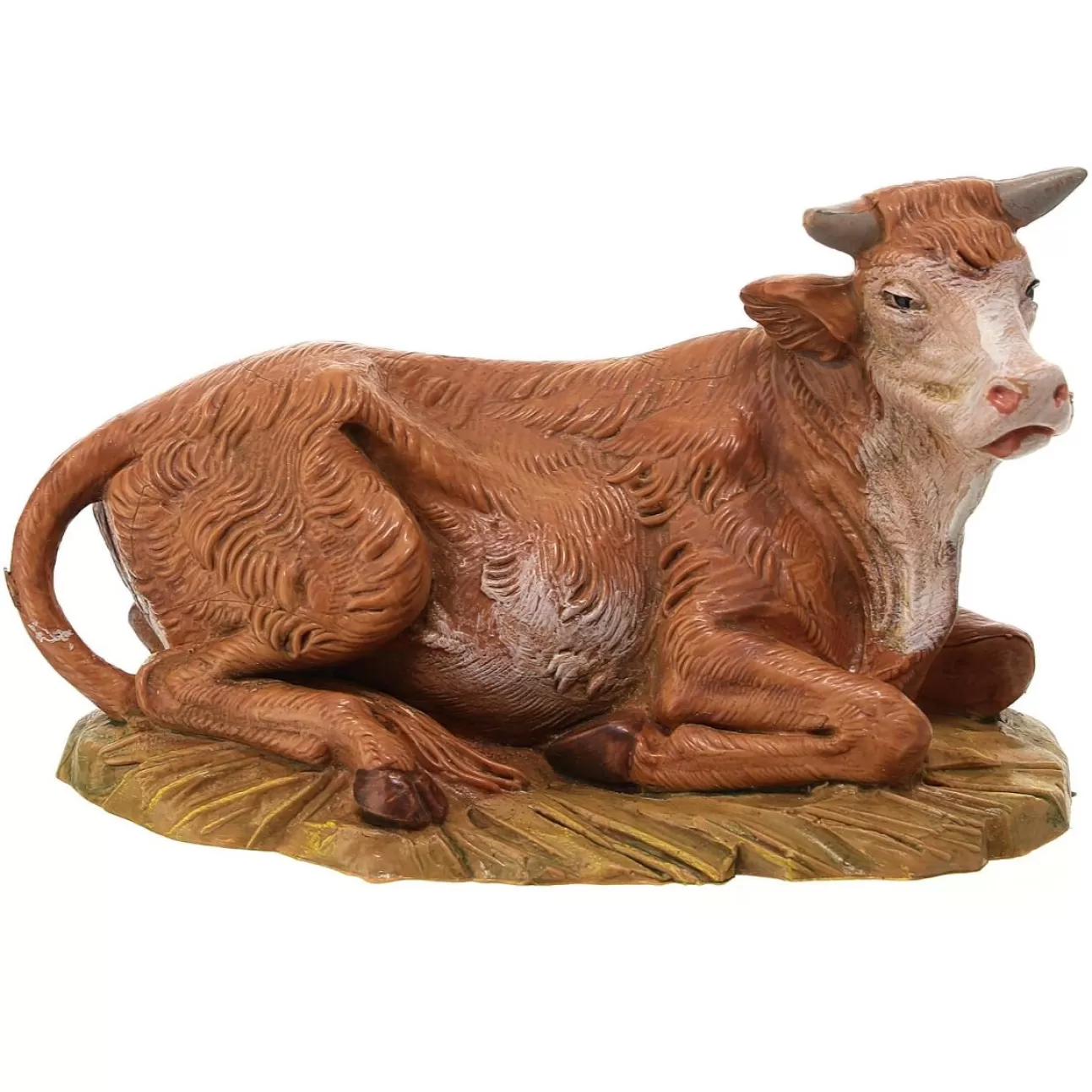 FONTANINI Mondo Presepistica | Bue Seduto 12Cm Statuetta In Resina