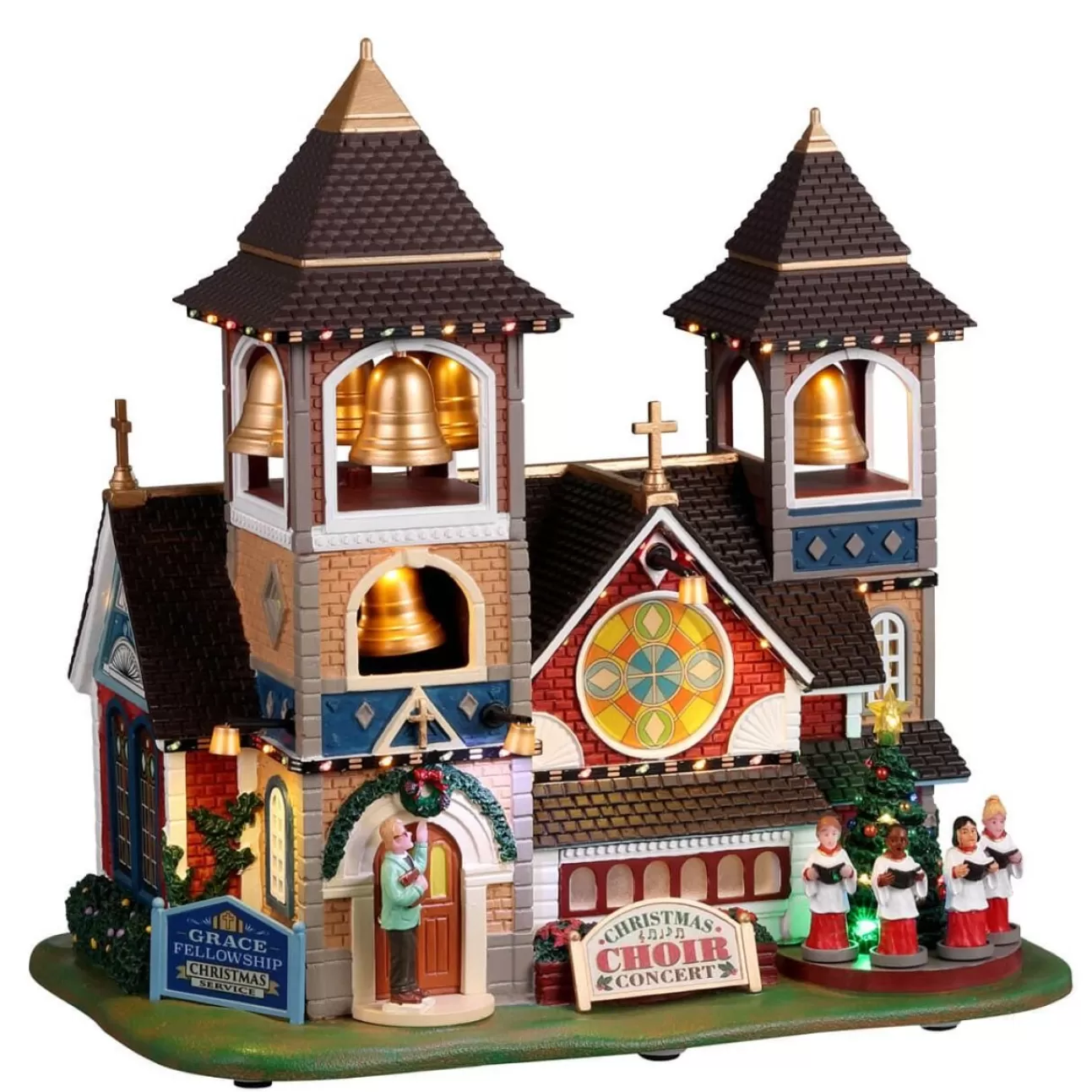LEMAX Lemax | Chiesa Con Campanile - Christmas Chimes