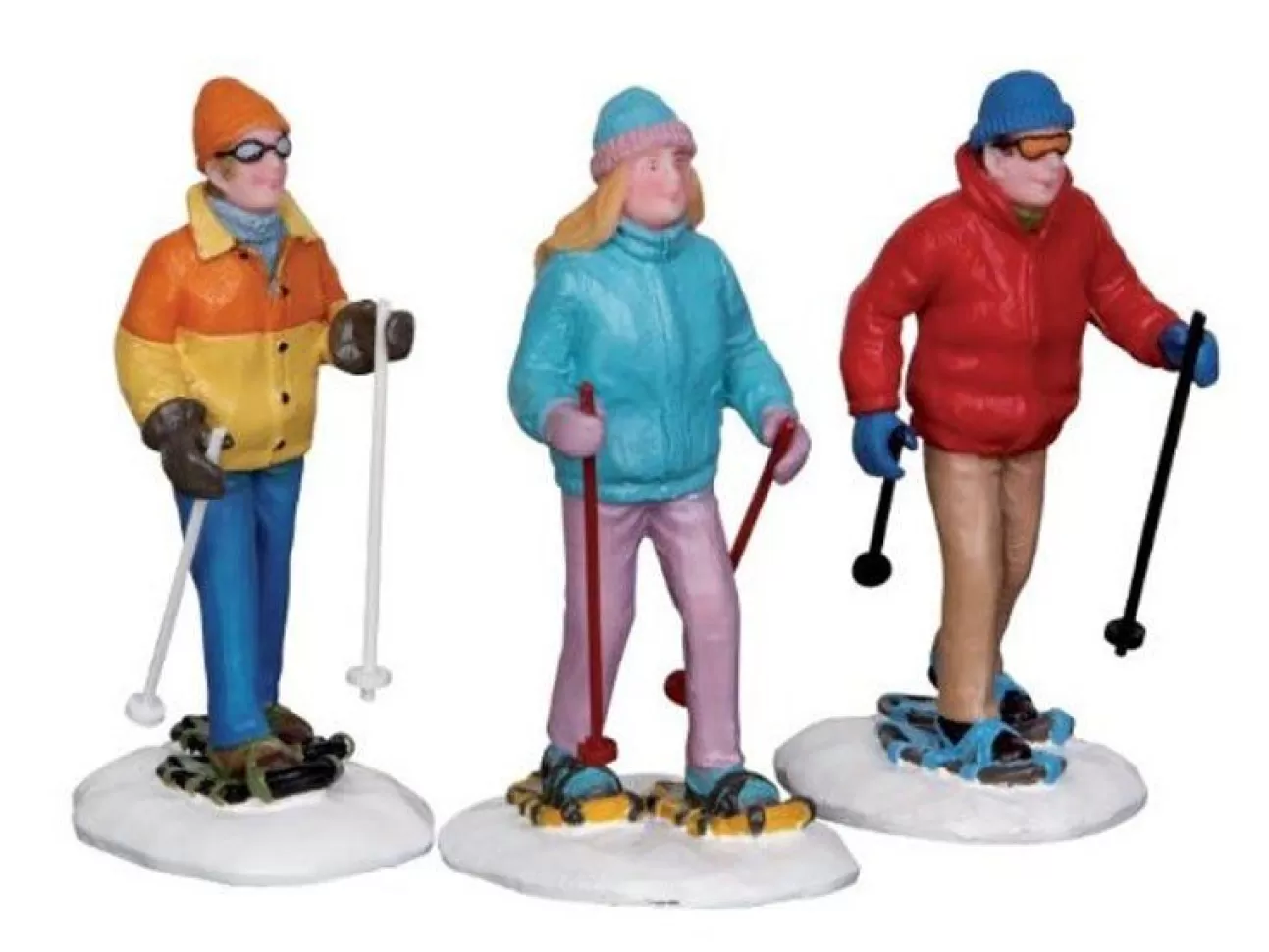 LEMAX Lemax | Ciaspolatori - Snowshoe Walkers, Set Of 3