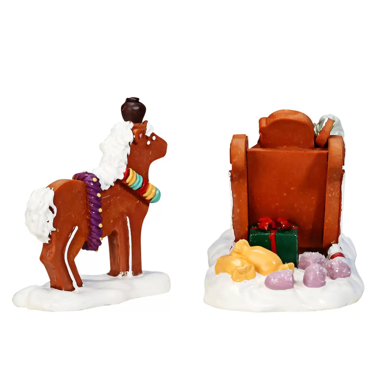 LEMAX Lemax | Corsa In Slitta - Santa'S Sleighride Set Da 2