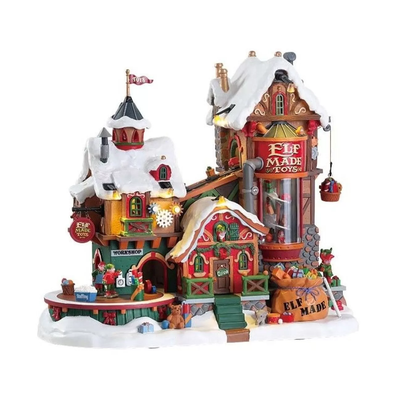 LEMAX Lemax | Fabbrica Di Giocattoli Degli Elfi - Elf Made Toy Factory