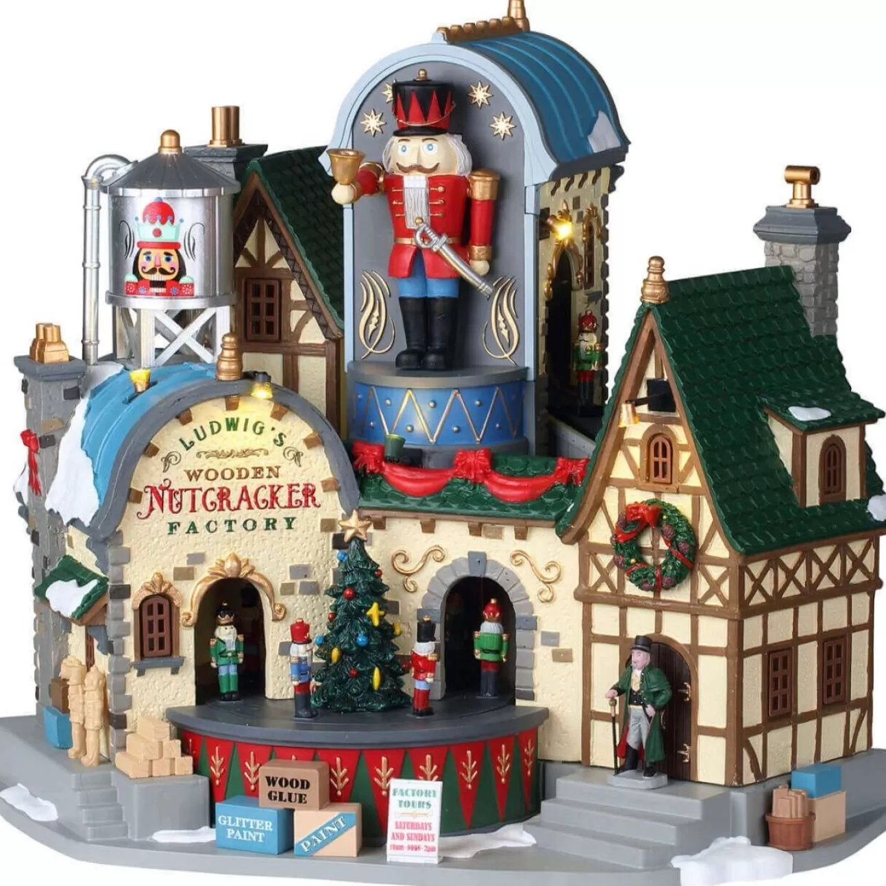 LEMAX Lemax | Fabbrica Di Schiaccianoci - Ludwig'S Wooden Nutcracker Factory