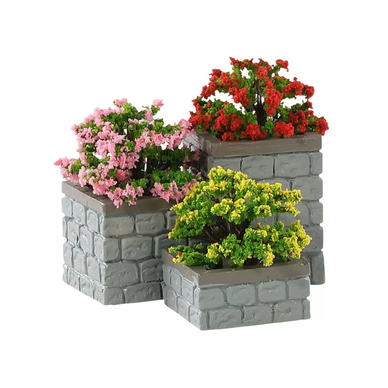 LEMAX Lemax | Fioriere Per Presepe - Flower Bed Boxes Set Da 3