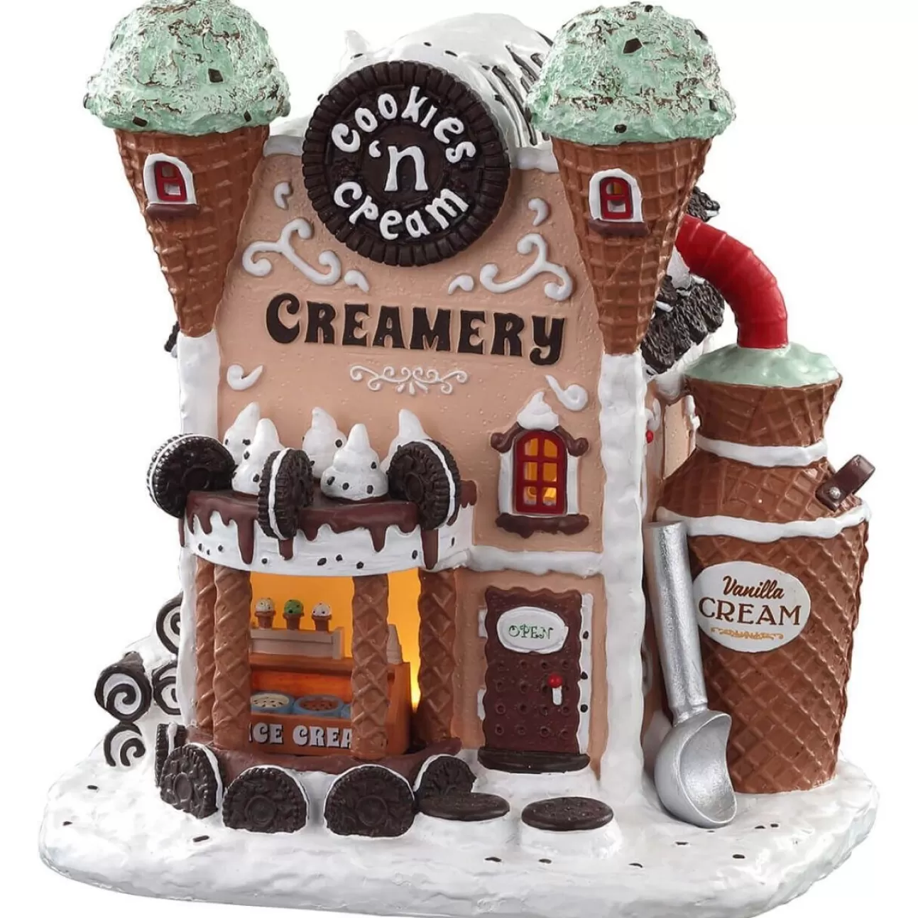 LEMAX Lemax | Gelateria Di Montagna - Cookies 'N Cream Creamery