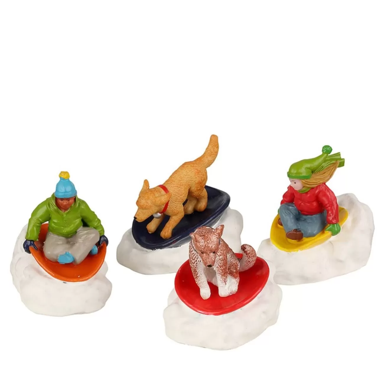 LEMAX Lemax | Giu' Per La Montagna - Dog Snow Saucer Fun