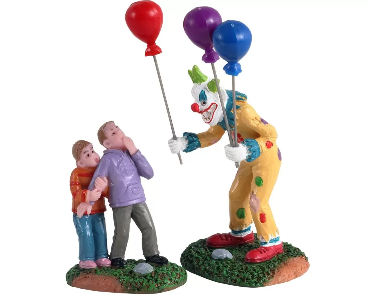 LEMAX Lemax | Il Venditore Di Palloncini - Creepy Balloon Seller, Set Of 2