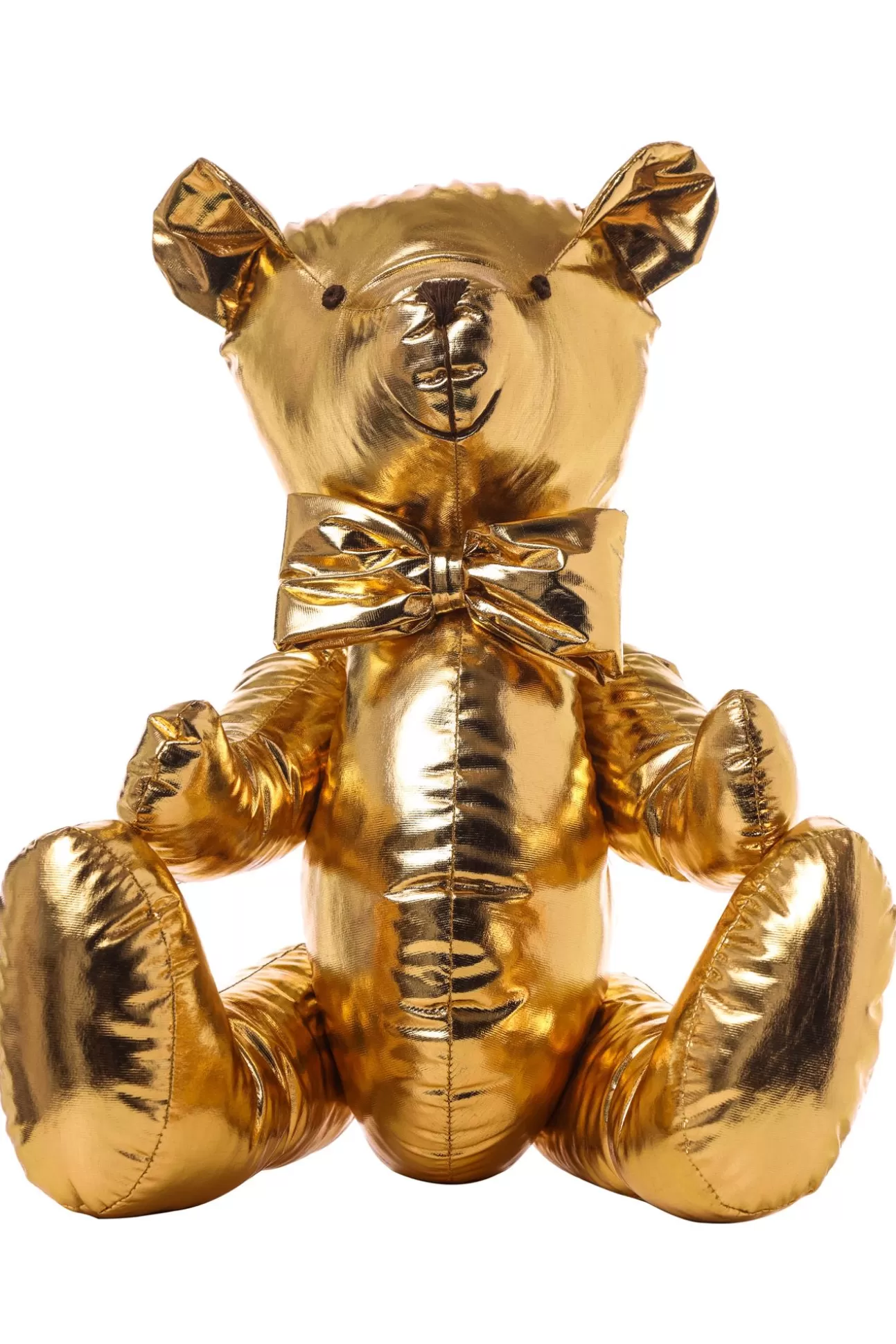 * Addobbi Di Natale | Orsetto Velluto 50Cm Oro