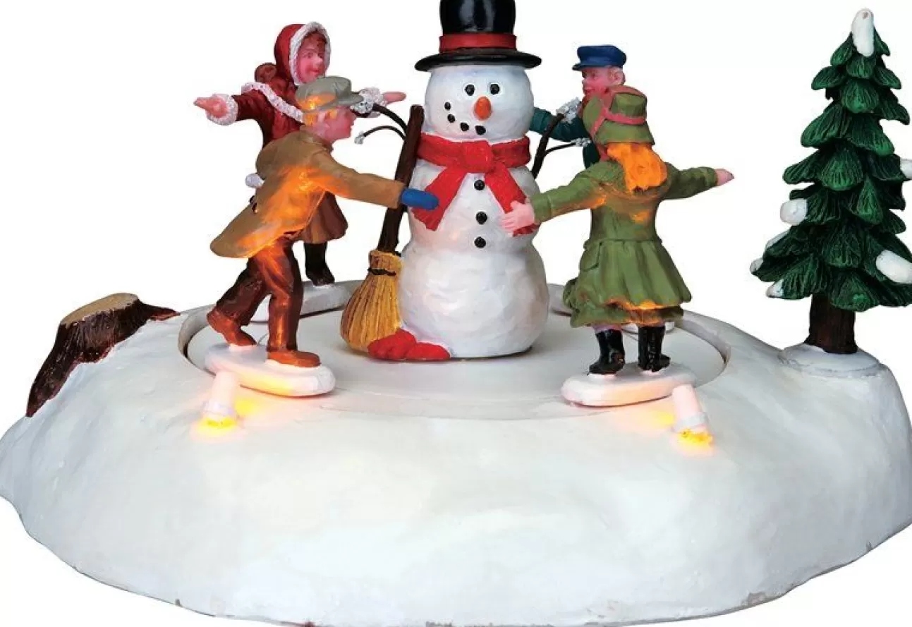 LEMAX Lemax | Pupazzo Di Neve Con Bambini - The Merry Snowman