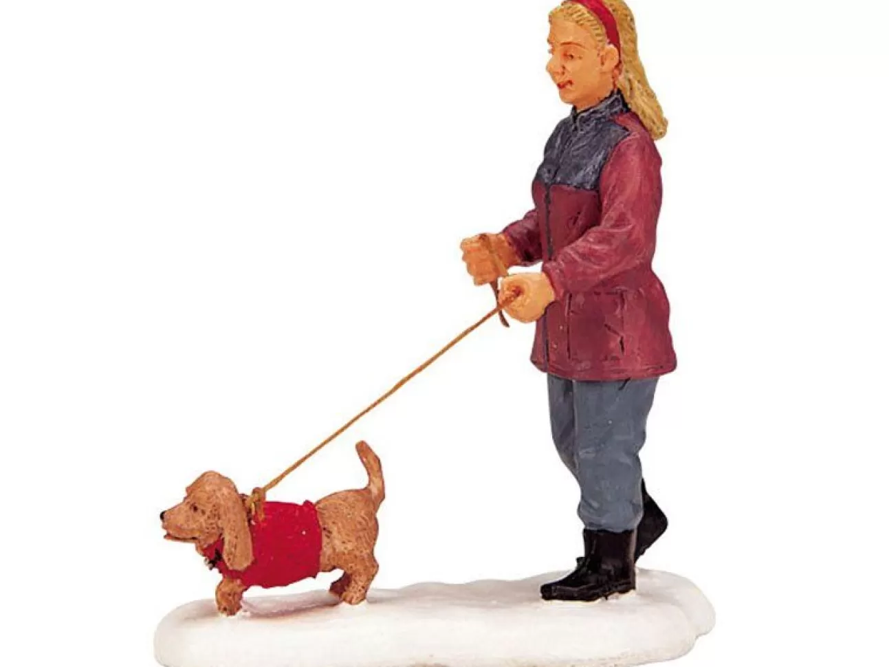 LEMAX Lemax | Ragazza A Spasso Con Cane - Strolling With Pooch