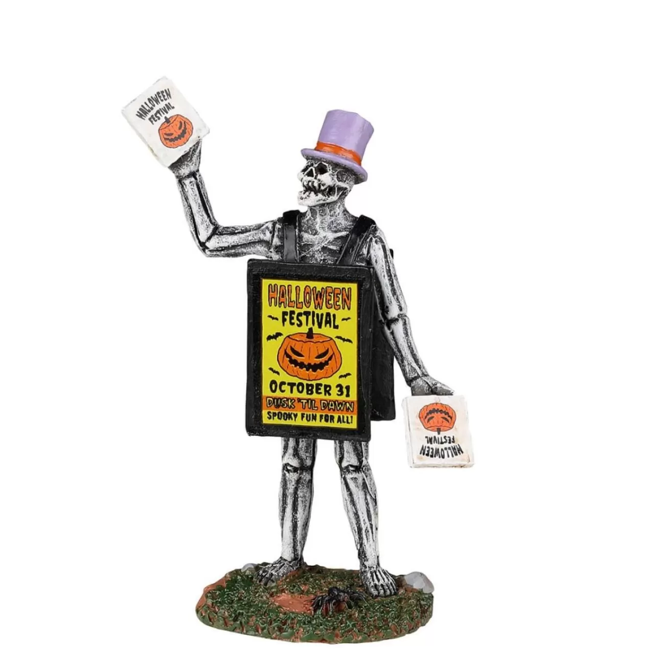 LEMAX Lemax | Scheletro Che Annuncia La Festa Di Halloween - Sandwich Board Skeleton