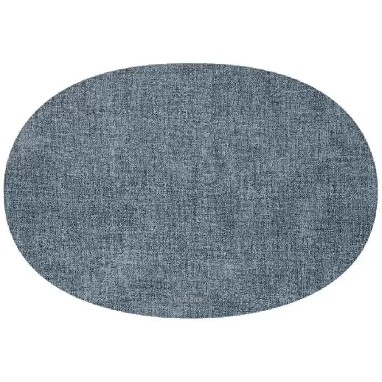 GUZZINI Addobbi Di Natale | Tovaglietta Ovale Double Face Fabric Blu 34X48Cm