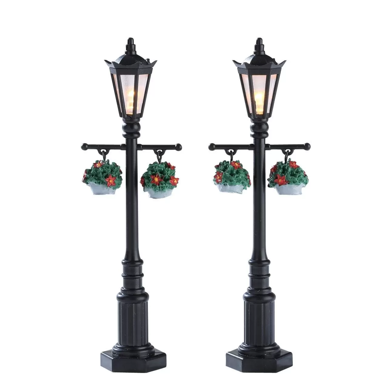 LEMAX Lemax | Vecchi Lampioni Inglesi - Old English Lamp Post Set Da 2