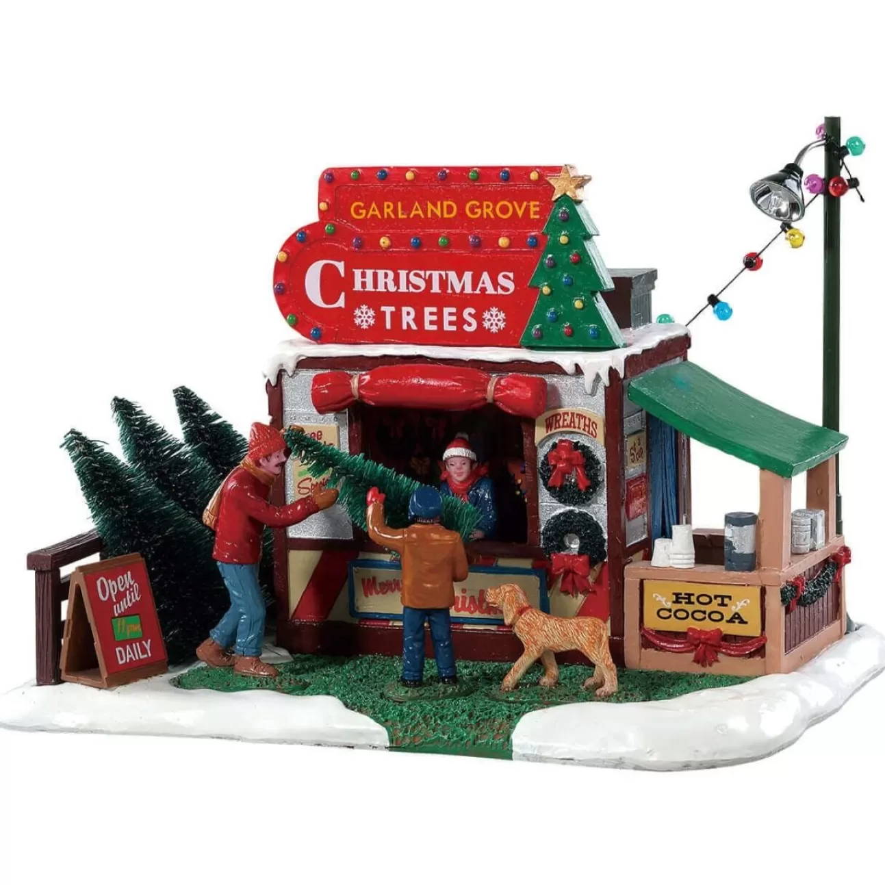 LEMAX Lemax | Venditore Di Alberi Di Natale - Garland Grove Tree Lot