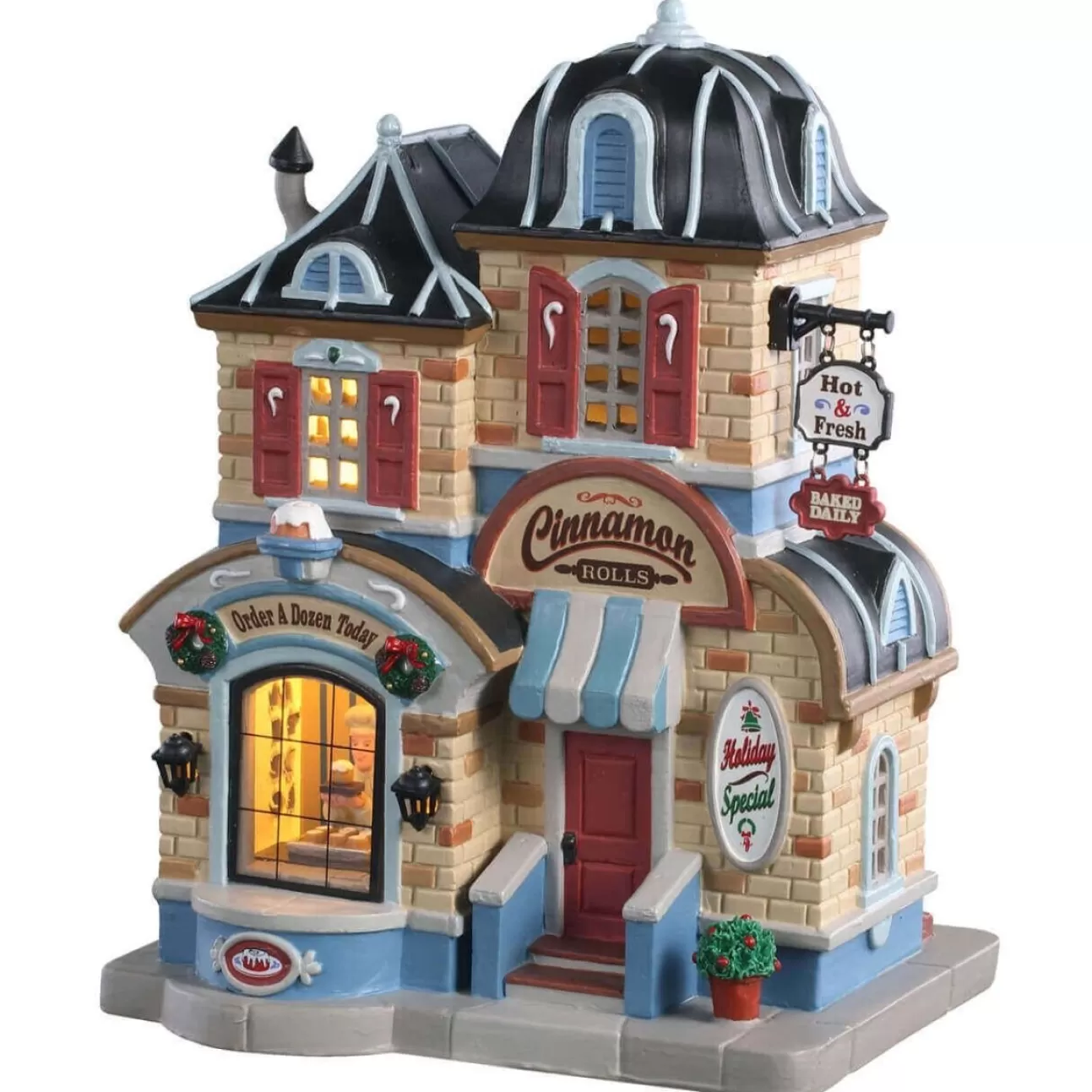 LEMAX Lemax | Venditore Di Dolcetti Alla Cannella - Cinnamon Roll Shop