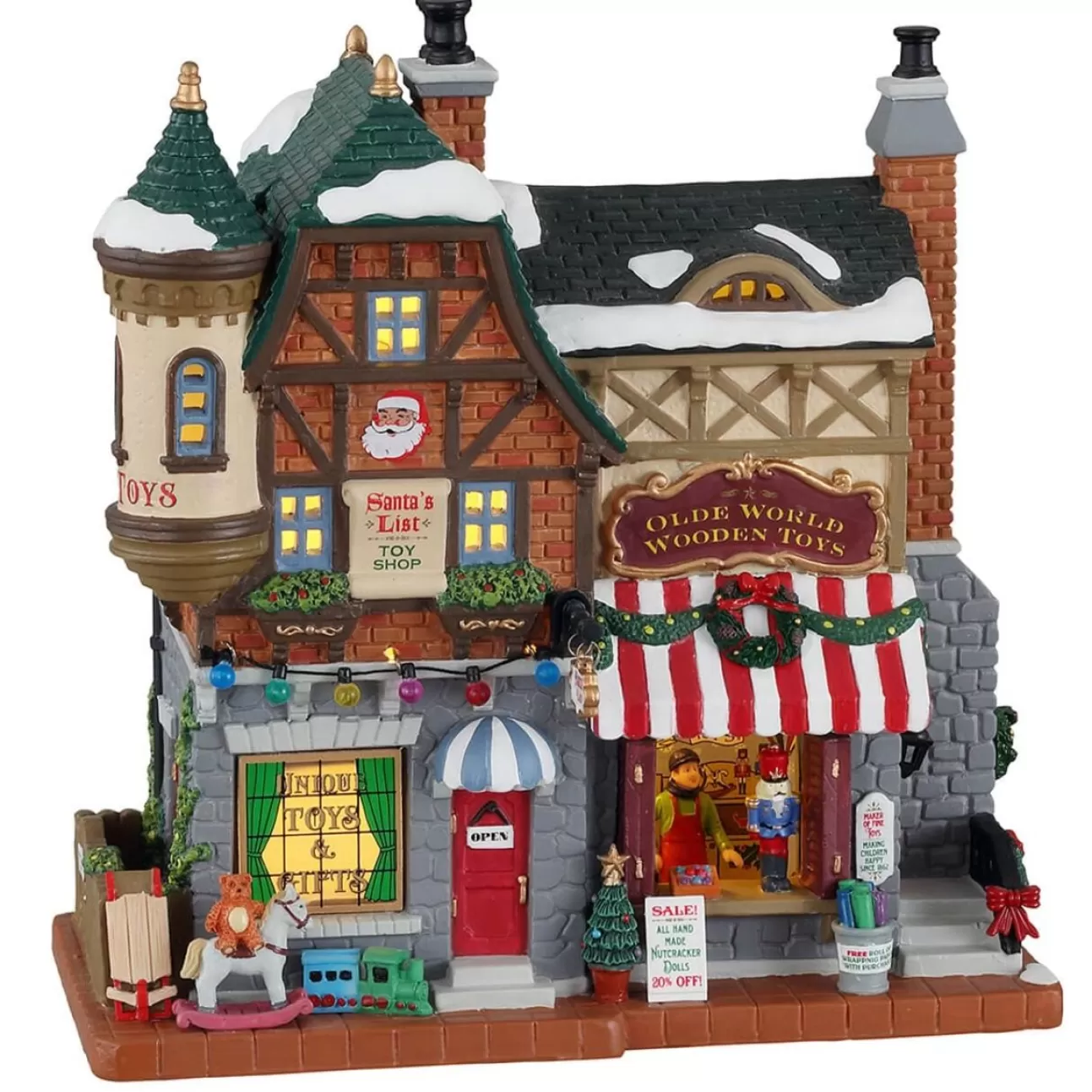 LEMAX Lemax | Venditore Di Giocattoli - Santa'S List Toy Shop