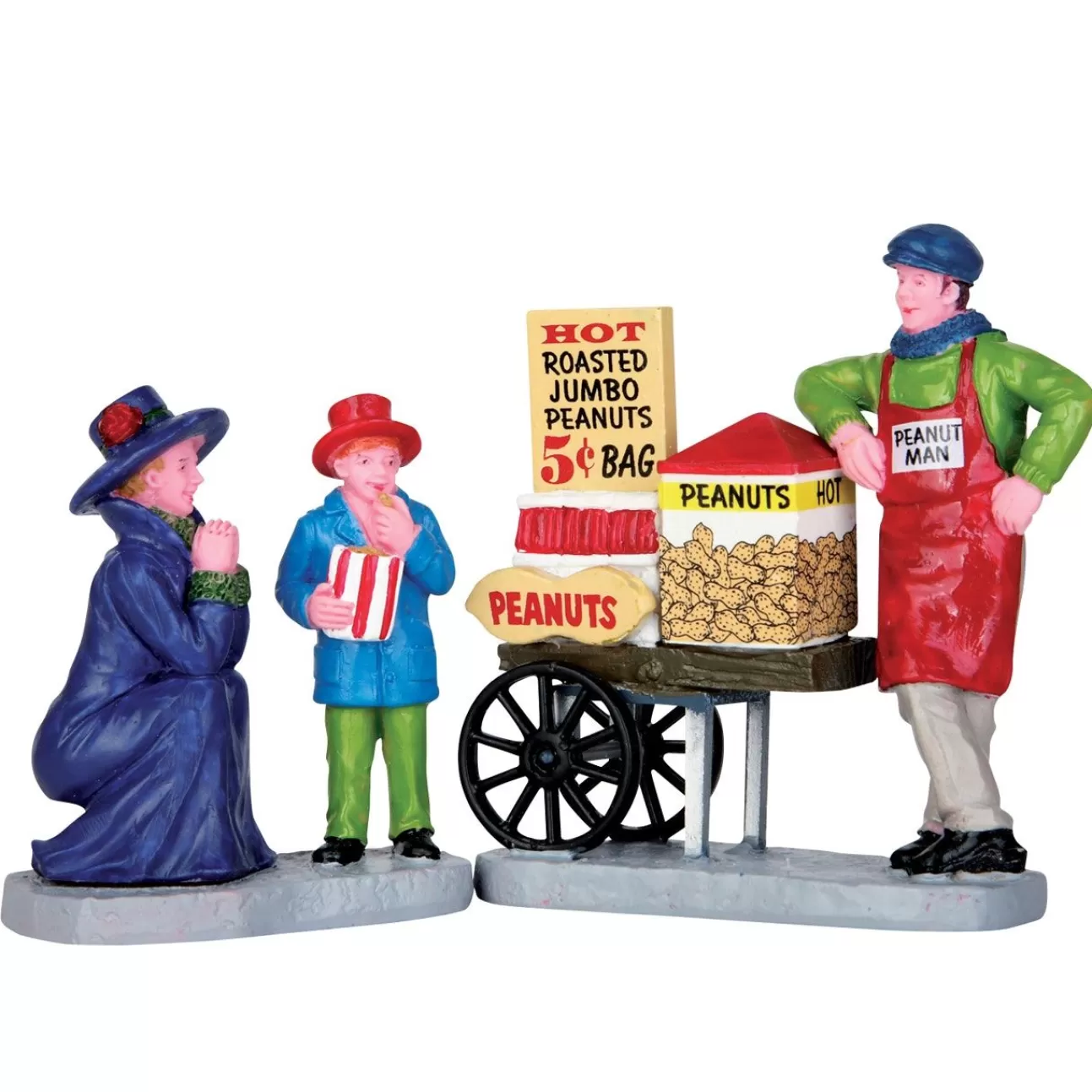 LEMAX Lemax | Venditore Di Noccioline - Roasted Peanut Treats Set Of 2